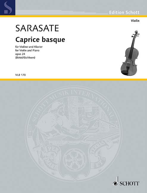 Caprice basque op. 24 隨想曲 小提琴加鋼琴 朔特版 | 小雅音樂 Hsiaoya Music