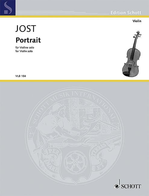 Portrait for Violin solo 小提琴 小提琴獨奏 朔特版 | 小雅音樂 Hsiaoya Music