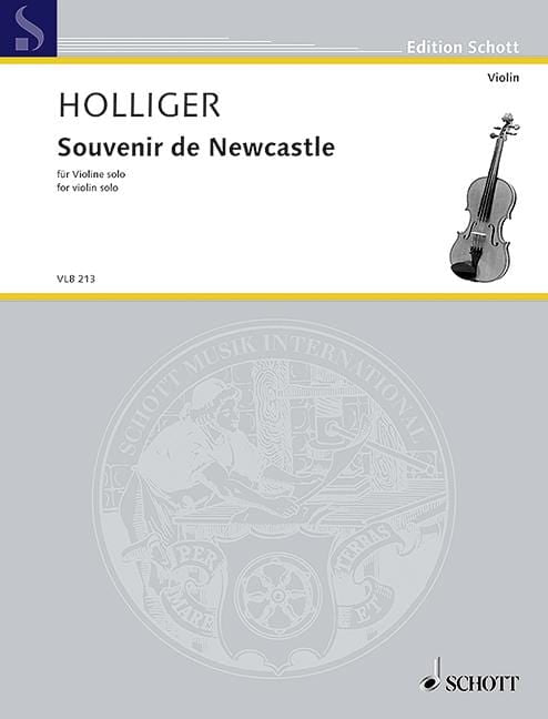 Souvenir de Newcastle for violin solo 霍利格 小提琴 小提琴獨奏 朔特版 | 小雅音樂 Hsiaoya Music