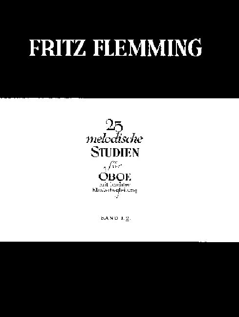25 Melodic Studies Heft 2 雙簧管加鋼琴 齊默爾曼版 | 小雅音樂 Hsiaoya Music