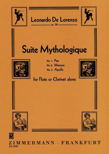 Suite Mythologique op. 38 組曲 長笛獨奏 齊默爾曼版 | 小雅音樂 Hsiaoya Music
