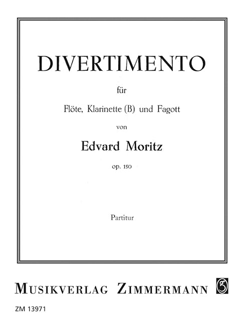 Divertimento op. 150 木管三重奏 嬉遊曲 齊默爾曼版 | 小雅音樂 Hsiaoya Music