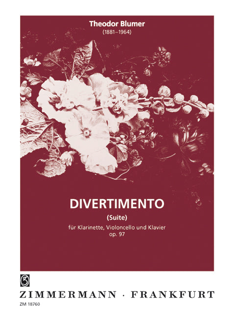 Divertimento (Suite) op. 97 鋼琴三重奏 嬉遊曲 齊默爾曼版 | 小雅音樂 Hsiaoya Music