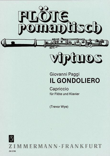 Il Gondoliero Capriccio 隨想曲 長笛加鋼琴 齊默爾曼版 | 小雅音樂 Hsiaoya Music