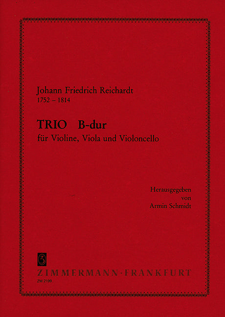 Trio B flat major 弦樂三重奏大調 齊默爾曼版 | 小雅音樂 Hsiaoya Music