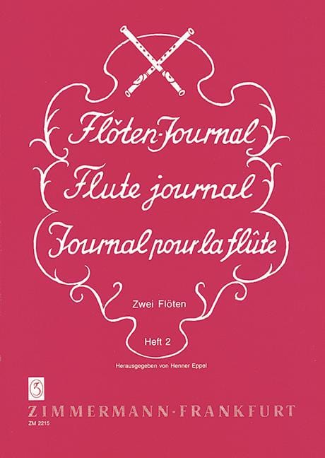 Flute Journal Heft 2 Werke von Hoffmeister, Berbiguier, Weigl 長笛 雙長笛 齊默爾曼版 | 小雅音樂 Hsiaoya Music