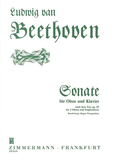 Sonata op. 87 貝多芬 奏鳴曲 雙簧管加鋼琴 齊默爾曼版 | 小雅音樂 Hsiaoya Music