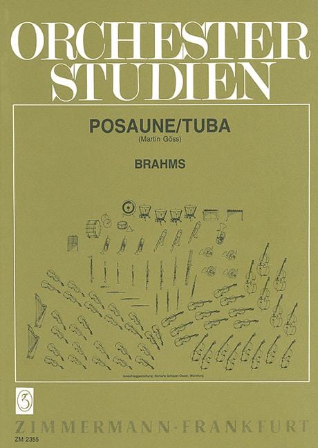 Orchestra Studies Brahms 管弦樂團 長號教材 齊默爾曼版 | 小雅音樂 Hsiaoya Music