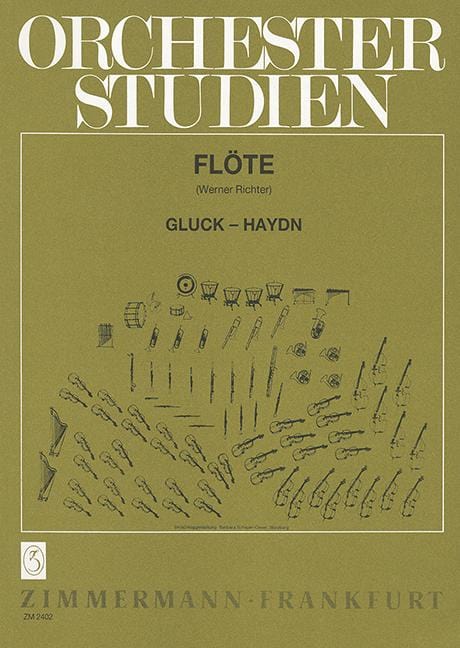 Orchestra Studies Gluck - Haydn 管弦樂團 長笛教材 齊默爾曼版 | 小雅音樂 Hsiaoya Music