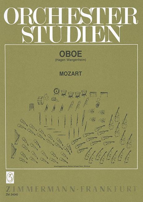 Orchestra Studies Mozart 管弦樂團 雙簧管教材 齊默爾曼版 | 小雅音樂 Hsiaoya Music