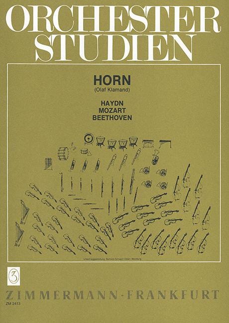 Orchestra Studies Haydn, Mozart, Beethoven 管弦樂團 法國號教材 齊默爾曼版 | 小雅音樂 Hsiaoya Music