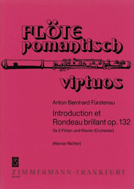 Introduction et Rondeau brillant op. 132 導奏華麗的輪旋曲 長笛 2把以上加鋼琴 齊默爾曼版 | 小雅音樂 Hsiaoya Music