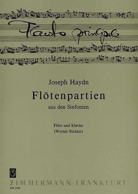 Flute Parts from Symphonies aus den Sinfonien 海頓 長笛 交響曲 長笛加鋼琴 齊默爾曼版 | 小雅音樂 Hsiaoya Music