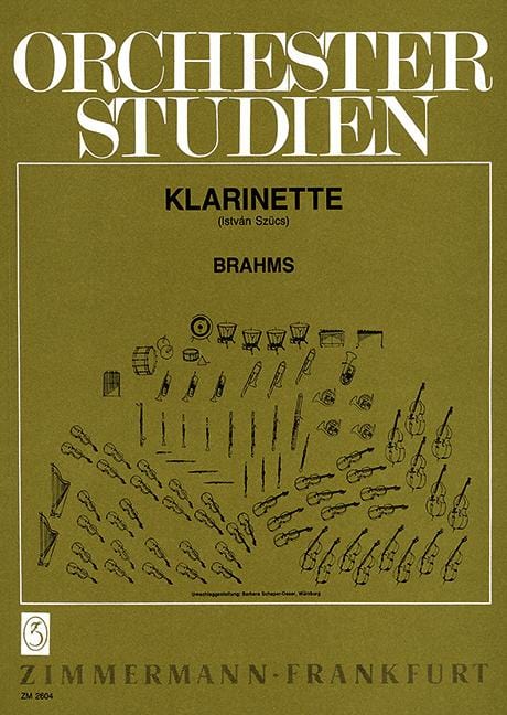 Orchestra Studies Brahms 管弦樂團 豎笛教材 齊默爾曼版 | 小雅音樂 Hsiaoya Music