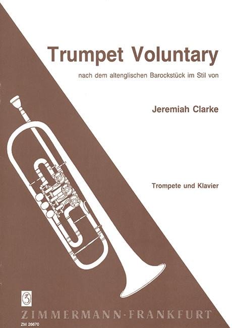 Trumpet Voluntary based on the old English baroque piece in the style of Jeremiah Clarke 克拉克耶利米 小號志願軍 巴洛克小品 風格傑瑞麥亞 小號 1把以上加鋼琴 齊默爾曼版 | 小雅音樂 Hsiaoya Music