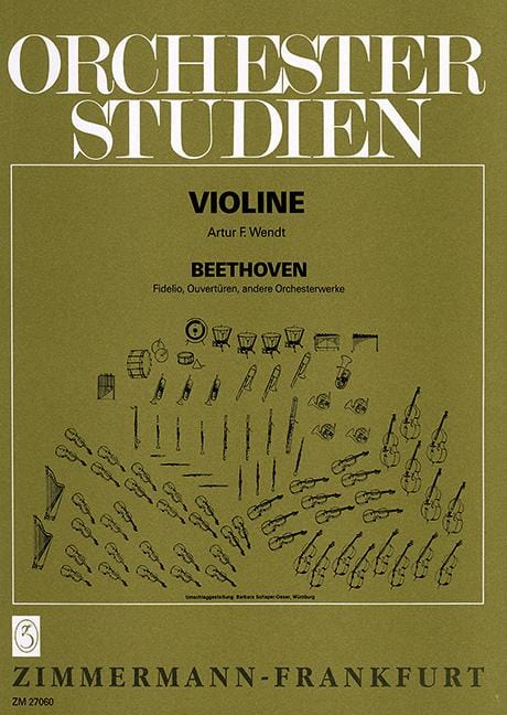 Orchestra Studies Beethoven: Fidelio, overtures, orchestral work 管弦樂團 費黛里奧序曲管弦樂團 小提琴練習曲 齊默爾曼版 | 小雅音樂 Hsiaoya Music