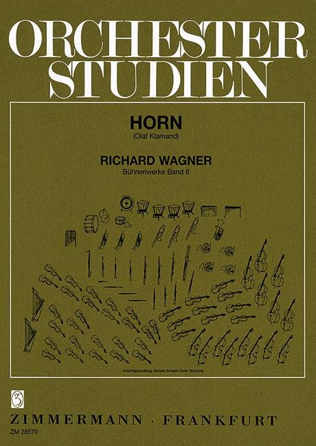 Orchestra Studies Wagner: stage works II 管弦樂團 法國號教材 齊默爾曼版 | 小雅音樂 Hsiaoya Music