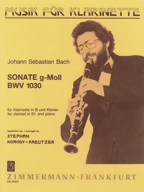 Sonata G minor BWV 1030 巴赫約翰‧瑟巴斯提安 奏鳴曲小調 豎笛 1把以上加鋼琴 齊默爾曼版 | 小雅音樂 Hsiaoya Music
