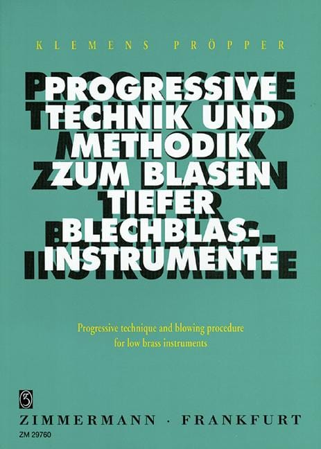 Progressive technique and blowing procedure for low brass instruments 銅管樂器 小號教材 齊默爾曼版 | 小雅音樂 Hsiaoya Music