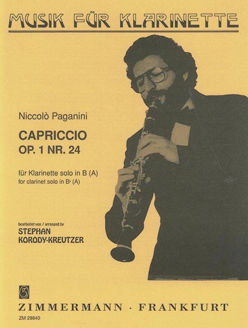Capriccio op. 1/24 帕格尼尼 隨想曲 豎笛獨奏 齊默爾曼版 | 小雅音樂 Hsiaoya Music