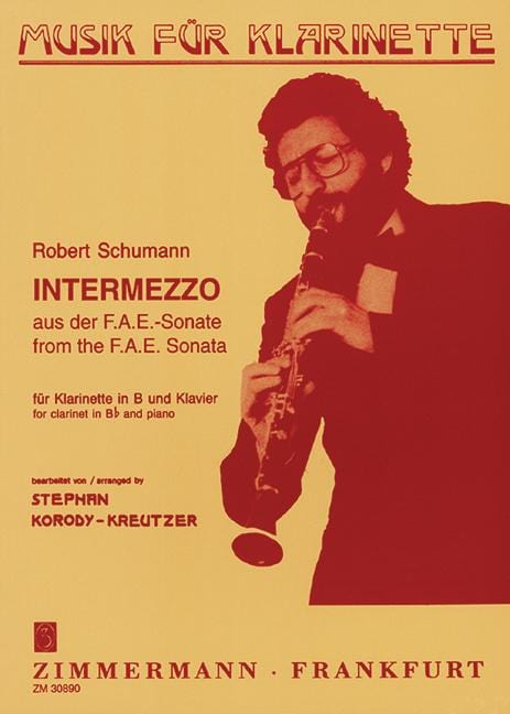 Intermezzo from the F.A.E.-Sonata 舒曼．羅伯特 間奏曲 奏鳴曲 豎笛 1把以上加鋼琴 齊默爾曼版 | 小雅音樂 Hsiaoya Music