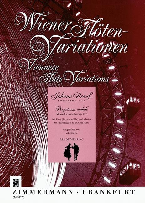 Perpetuum mobile op. 257 Musical joke 史特勞斯．約翰 常動曲 長笛加鋼琴 齊默爾曼版 | 小雅音樂 Hsiaoya Music