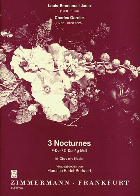 Six Nocturnes Heft I Nr. 1-3 F-Dur, C-Dur, g-Moll 夜曲 雙簧管加鋼琴 齊默爾曼版 | 小雅音樂 Hsiaoya Music