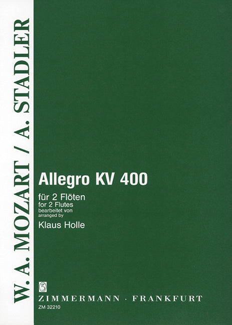 Allegro KV 400 快板 雙長笛 齊默爾曼版 | 小雅音樂 Hsiaoya Music