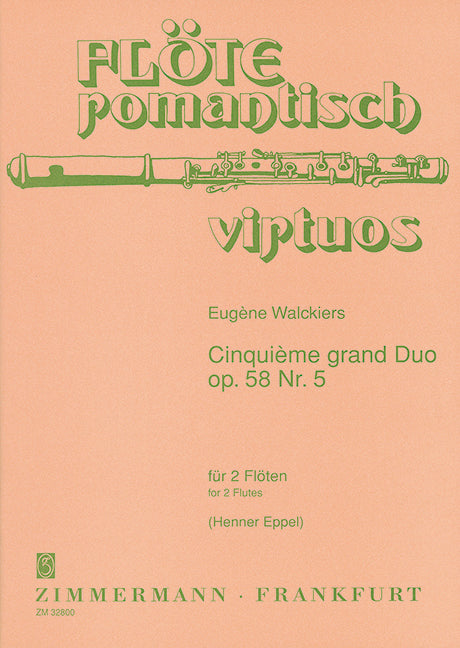 Cinquième Grand Duo G minor op. 58/5 二重奏小調 雙長笛 齊默爾曼版 | 小雅音樂 Hsiaoya Music