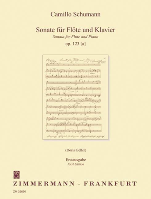 Sonata op. 123 [a] first edition 奏鳴曲 長笛加鋼琴 齊默爾曼版 | 小雅音樂 Hsiaoya Music