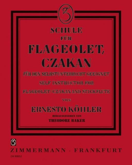 Flageolett/Czakan and Stickflute 長笛 長笛教材 齊默爾曼版 | 小雅音樂 Hsiaoya Music