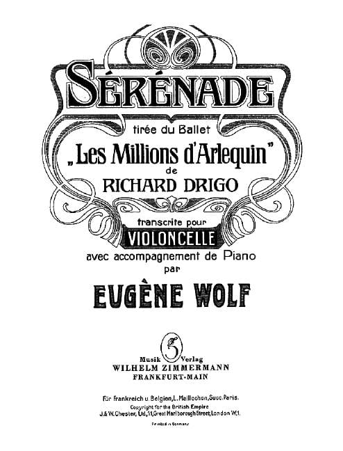 Sérénade from Les Millions dArlequin 德利哥 小夜曲 大提琴加鋼琴 齊默爾曼版 | 小雅音樂 Hsiaoya Music