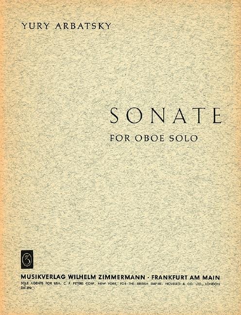 Sonata 奏鳴曲 雙簧管獨奏 齊默爾曼版 | 小雅音樂 Hsiaoya Music