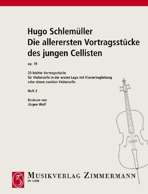 The Very First Performance Pieces op. 19 Heft 2 20 leichte Vortragsstück 小品 大提琴 2把 齊默爾曼版 | 小雅音樂 Hsiaoya Music