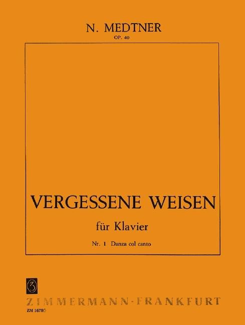 Vergessene Weisen (Forgotten Melodies) op. 40 No. 1 Danza col canto 梅特納 被遺忘的旋律 被遺忘的旋律 鋼琴獨奏 齊默爾曼版 | 小雅音樂 Hsiaoya Music