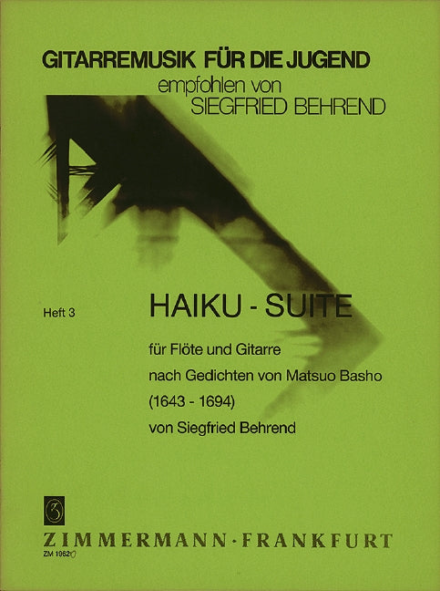Haiku-Suite 3 nach Gedichten von Matsuo Basho 混和二重奏 齊默爾曼版 | 小雅音樂 Hsiaoya Music