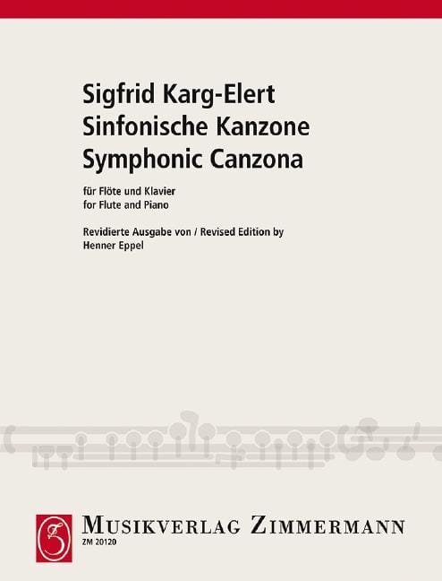 Symphonic Canzona 卡爾格－艾勒特 長笛加鋼琴 齊默爾曼版 | 小雅音樂 Hsiaoya Music