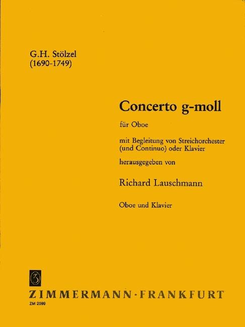 Concerto G minor 協奏曲小調 雙簧管加鋼琴 齊默爾曼版 | 小雅音樂 Hsiaoya Music