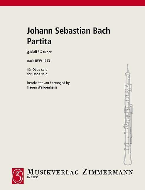 Partita G minor based on BWV 1013 巴赫約翰‧瑟巴斯提安 古組曲小調 雙簧管獨奏 齊默爾曼版 | 小雅音樂 Hsiaoya Music