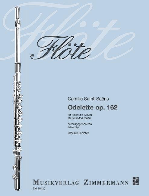Odelette op. 162 聖桑斯 頌歌 長笛加鋼琴 齊默爾曼版 | 小雅音樂 Hsiaoya Music