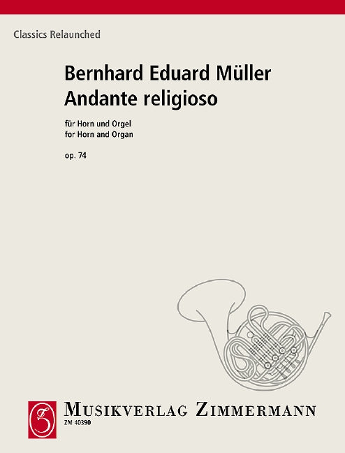 Andante religioso op. 74 行板 法國號 (含鋼琴伴奏) 齊默爾曼版 | 小雅音樂 Hsiaoya Music