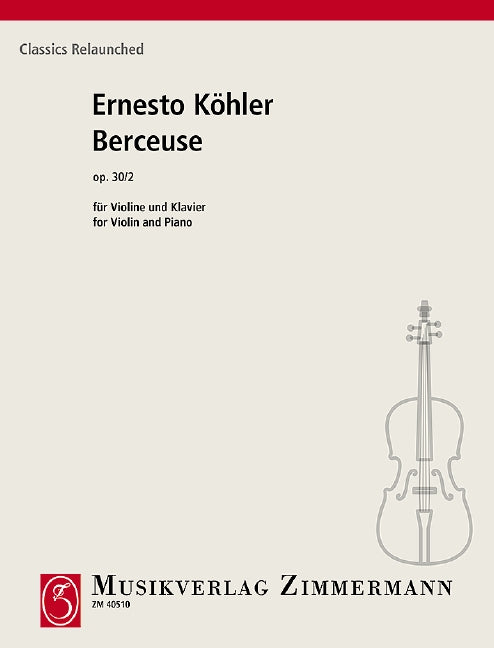 Berceuse op. 30/2 搖籃曲 小提琴加鋼琴 齊默爾曼版 | 小雅音樂 Hsiaoya Music