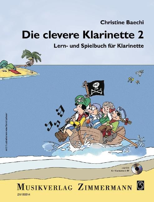 Die clevere Klarinette Band 2 Lern- und Spielbuch für Klarinette 豎笛教材 齊默爾曼版 | 小雅音樂 Hsiaoya Music