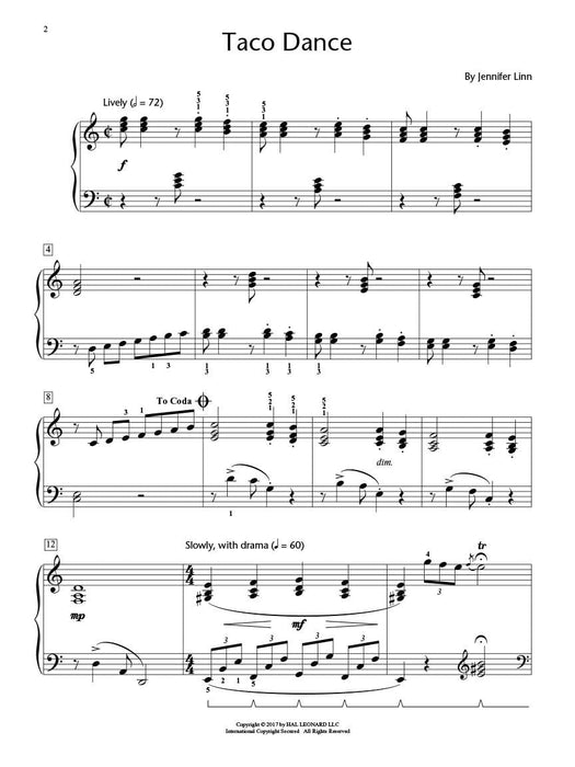 Taco Dance Hal Leonard Student Piano Library Showcase Solo Level 4/Early Intermediate 舞曲 鋼琴 獨奏 | 小雅音樂 Hsiaoya Music