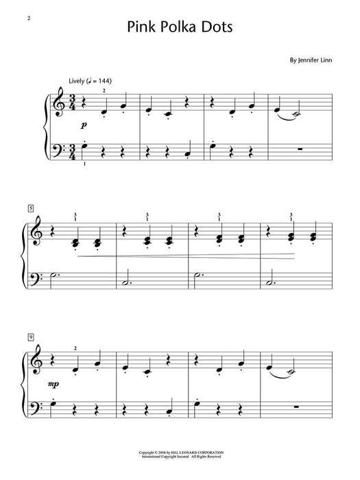 Pink Polka Dots Hal Leonard Student Piano Library Showcase Solos - Elementary Level 2 波卡舞曲 鋼琴 獨奏 | 小雅音樂 Hsiaoya Music