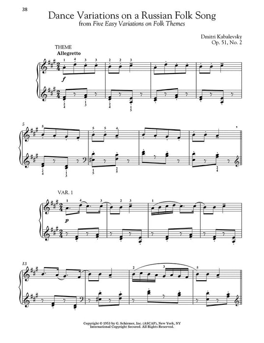 Dmitri Kabalevsky - Selected Piano Pieces Intermediate Level 鋼琴 小品 | 小雅音樂 Hsiaoya Music