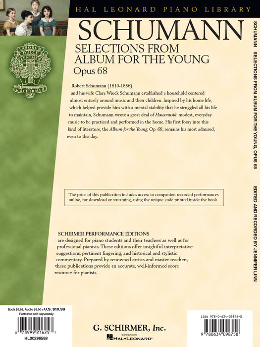 Schumann - Selections from Album for the Young, Opus 68 舒曼羅伯特 少年曲集作品 | 小雅音樂 Hsiaoya Music