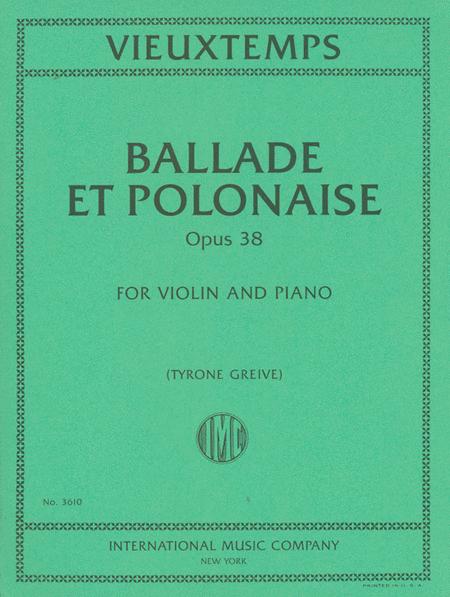Ballade et Polonaise, Opus 38 維歐當 敘事曲波蘭舞曲作品 小提琴 (含鋼琴伴奏) 國際版 | 小雅音樂 Hsiaoya Music