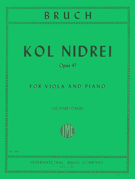 Kol Nidrei, Op. 47 布魯赫 晚禱 中提琴 (含鋼琴伴奏) 國際版 | 小雅音樂 Hsiaoya Music