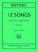 Twelve Songs for Medium Voice 歌曲 聲樂 | 小雅音樂 Hsiaoya Music